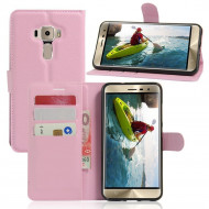 Чехол с визитницей для ASUS Zenfone 3 ZE520KL (розовый) Чехол с визитницей для ASUS Zenfone 3 ZE520KL (розовый)