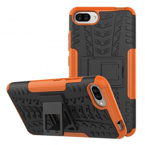 Чехол Hybrid Armor для Asus Zenfone 4 Max ZC554KL (черный + оранжевый) Чехол Hybrid Armor для Asus Zenfone 4 Max ZC554KL (черный + оранжевый)
