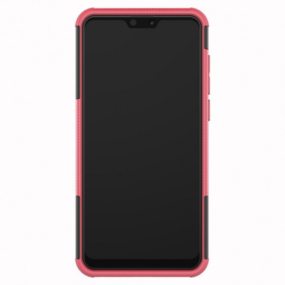 Чехол Hybrid Armor для ASUS Zenfone Max Pro (M2) ZB631KL (черный + розовый) Чехол Hybrid Armor для ASUS Zenfone Max Pro (M2) ZB631KL (черный + розовый)