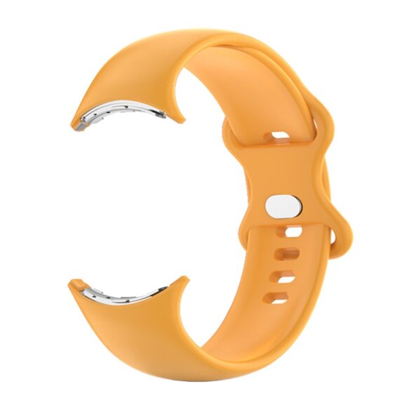 Силиконовый ремешок для Google Pixel Watch - Size Large (желтый)
