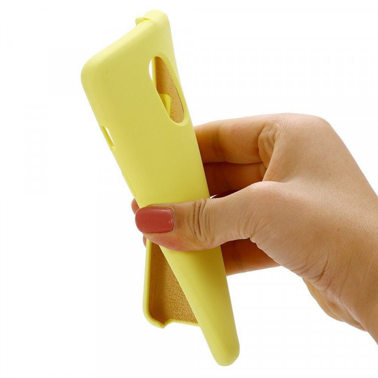 Силиконовый чехол Mobile Shell для OnePlus 7 (желтый)