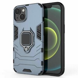 Чехол Armor Ring Holder для iPhone 14 (темно-синий)