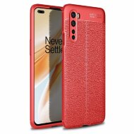 Чехол-накладка Litchi Grain для OnePlus Nord (красный) Чехол-накладка Litchi Grain для OnePlus Nord (красный)