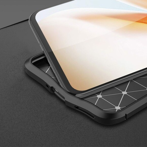 Чехол-накладка Litchi Grain для OnePlus Nord (красный)