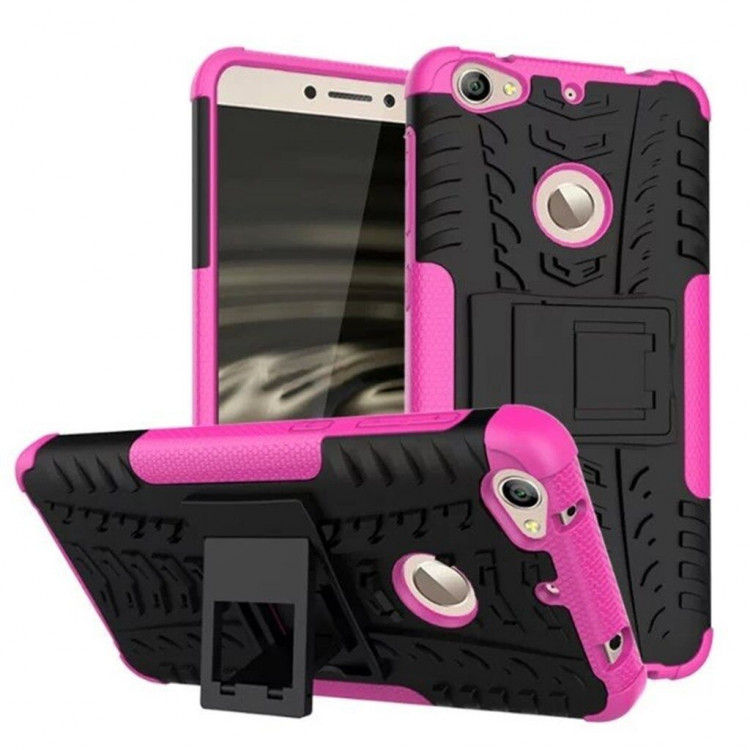 Чехол Hybrid Armor для LeEco Le 1S (черный + розовый)