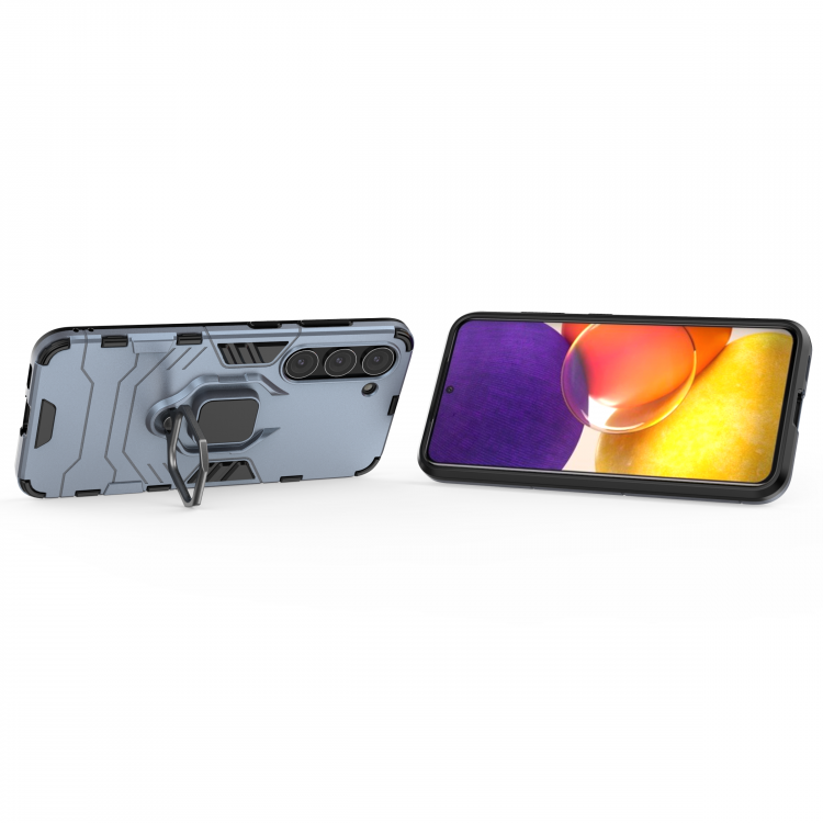 Чехол Armor Ring Holder для Samsung Galaxy S23 Plus (темно-синий)
