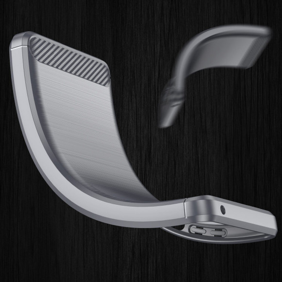 Чехол-накладка Carbon Fibre для Poco M3 Pro, Xiaomi Redmi Note 10 5G (серый) Чехол-накладка Carbon Fibre для Poco M3 Pro, Xiaomi Redmi Note 10 5G (серый)