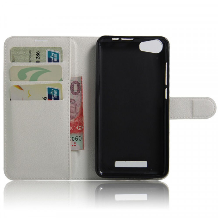 Чехол с визитницей для DOOGEE Y200 (белый)