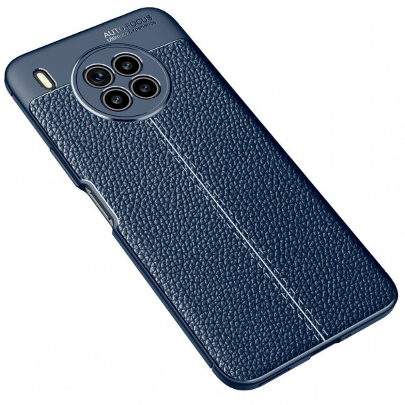 Чехол-накладка Litchi Grain для HUAWEI nova 8i (темно-синий) Чехол-накладка Litchi Grain для HUAWEI nova 8i (темно-синий)
