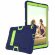 Гибридный TPU чехол для Samsung Galaxy Tab A 10.1 (2019) SM-T510 / SM-T515 (темно-синий + зеленый)