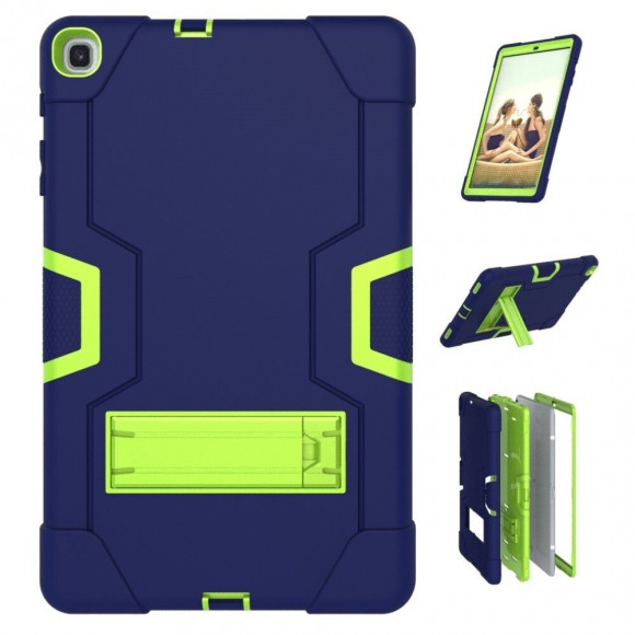 Гибридный TPU чехол для Samsung Galaxy Tab A 10.1 (2019) SM-T510 / SM-T515 (темно-синий + зеленый) Гибридный TPU чехол для Samsung Galaxy Tab A 10.1 (2019) SM-T510 / SM-T515 (темно-синий + зеленый)