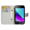 Чехол с визитницей для Samsung Galaxy J1 mini Prime (белый)