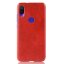 Кожаная накладка-чехол Litchi Texture для Xiaomi Redmi Note 7 / Redmi Note 7 Pro (красный)