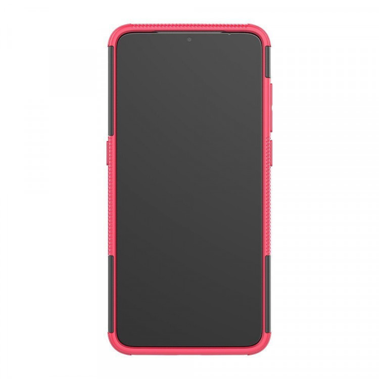 Чехол Hybrid Armor для Xiaomi Mi 9 (черный + розовый)