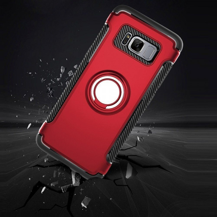 Чехол Hybrid Kickstand для Samsung Galaxy S8+ (красный)