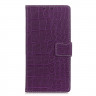 Чехол Crocodile Texture для Samsung Galaxy A50 / Galaxy A50s / Galaxy A30s (фиолетовый)