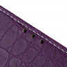Чехол Crocodile Texture для Samsung Galaxy A50 / Galaxy A50s / Galaxy A30s (фиолетовый)