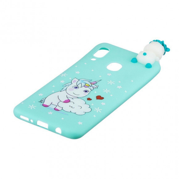 Силиконовый чехол 3D для Samsung Galaxy A30 / Galaxy A20 (Unicorn)