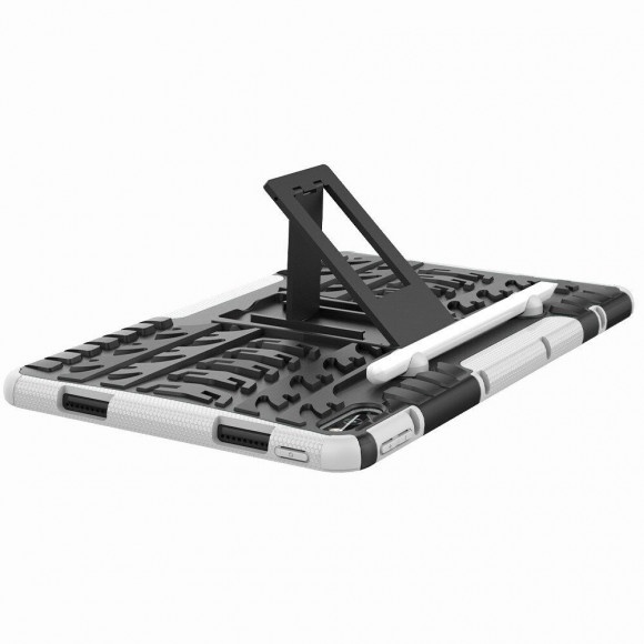 Чехол Hybrid Armor для Huawei MatePad 10.4 (черный + белый)