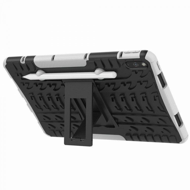 Чехол Hybrid Armor для Huawei MatePad 10.4 (черный + белый)