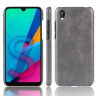 Кожаная накладка-чехол для Huawei Y5 (2019) / Honor 8S (серый)