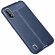 Чехол-накладка Litchi Grain для Samsung Galaxy M01 (темно-синий)