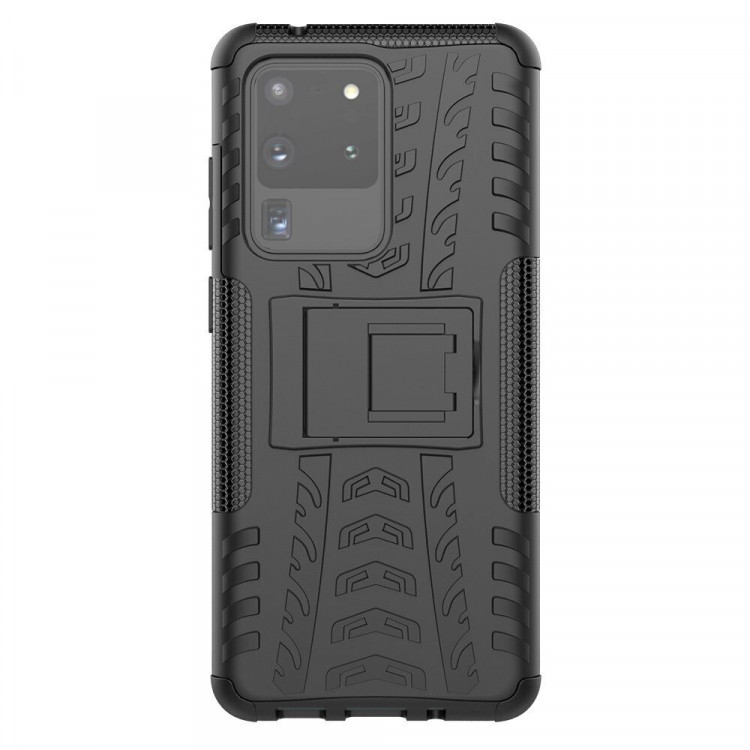 Чехол Hybrid Armor для Samsung Galaxy S20 Ultra (черный)