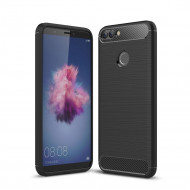 Чехол-накладка Carbon Fibre для Huawei P Smart / Enjoy 7S (черный) Чехол-накладка Carbon Fibre для Huawei P Smart / Enjoy 7S (черный)