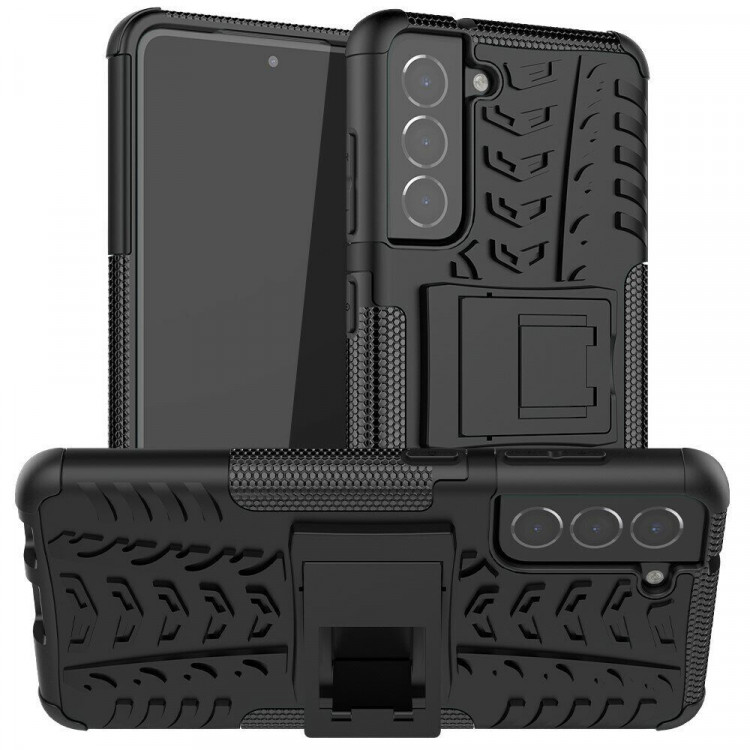 Чехол Hybrid Armor для Samsung Galaxy S21 FE (черный)