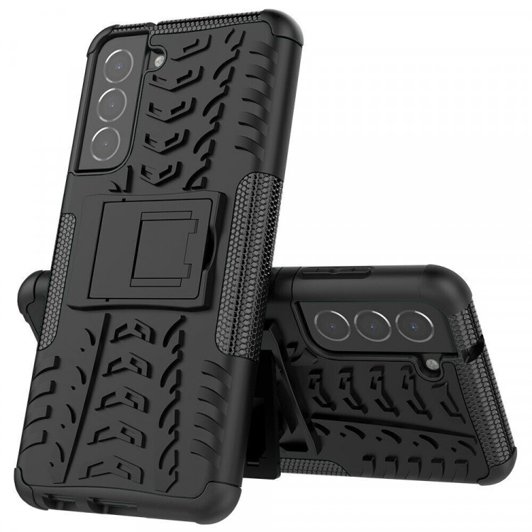 Чехол Hybrid Armor для Samsung Galaxy S21 FE (черный)