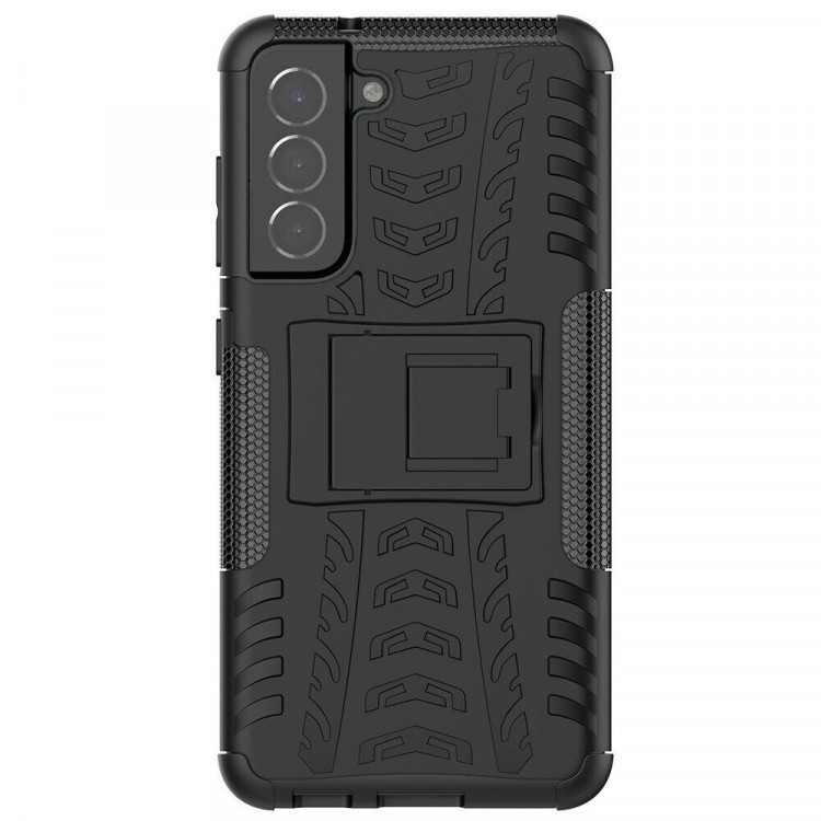 Чехол Hybrid Armor для Samsung Galaxy S21 FE (черный)