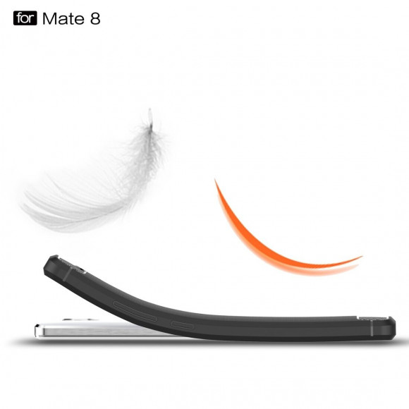 Чехол-накладка Carbon Fibre для Huawei Mate 8 (черный)