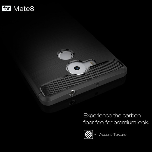 Чехол-накладка Carbon Fibre для Huawei Mate 8 (черный)