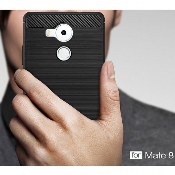 Чехол-накладка Carbon Fibre для Huawei Mate 8 (черный)