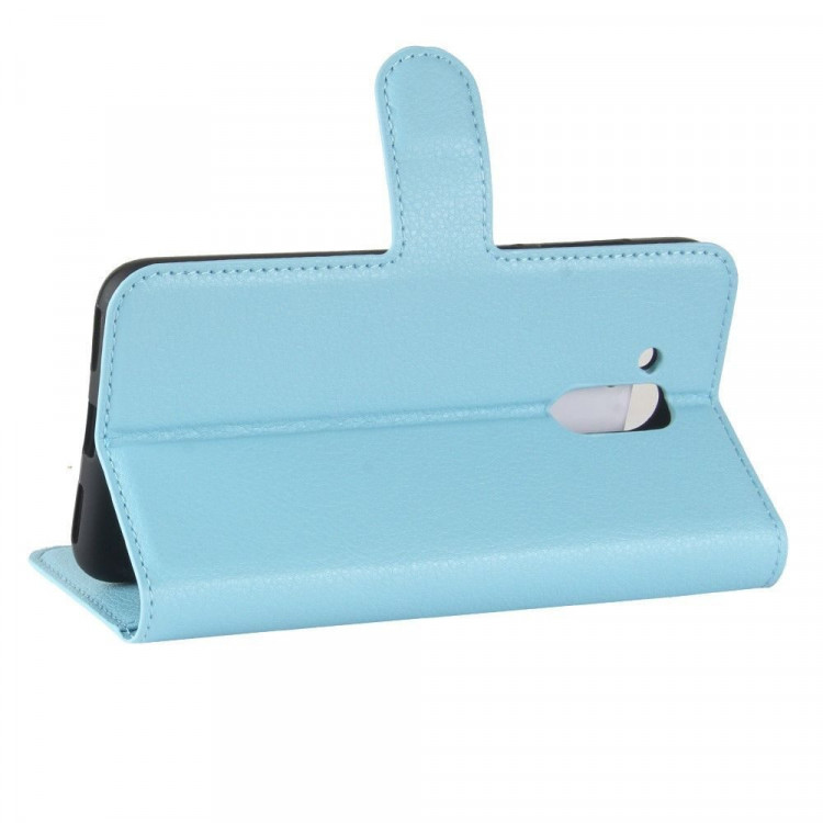 Чехол с визитницей для Huawei Honor 6C Pro / V9 Play (голубой)