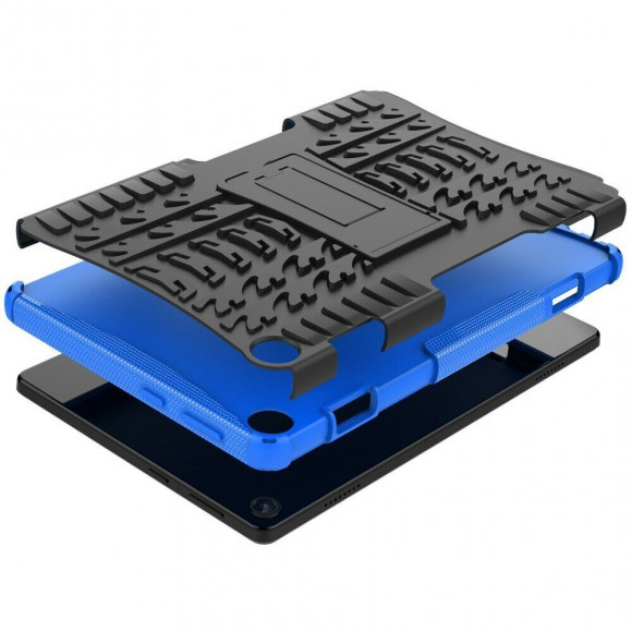 Чехол Hybrid Armor для Lenovo Tab M10 Gen 3 TB328FU - 10,1 дюйм (черный + голубой)