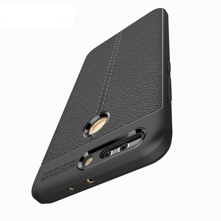 Чехол-накладка Litchi Grain для Huawei Honor 8 Pro / Honor V9 (черный)