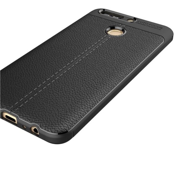 Чехол-накладка Litchi Grain для Huawei Honor 8 Pro / Honor V9 (черный)