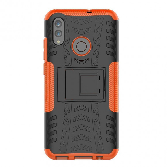 Чехол Hybrid Armor для Huawei Honor 10 Lite / P Smart (2019)  (черный + оранжевый) Чехол Hybrid Armor для Huawei Honor 10 Lite / P Smart (2019)  (черный + оранжевый)