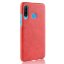Кожаная накладка-чехол для Huawei P30 Lite / nova 4e / Honor 20S (MAR-LX1H) (красный)