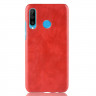 Кожаная накладка-чехол для Huawei P30 Lite / nova 4e / Honor 20S (MAR-LX1H) (красный)