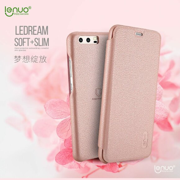 Чехол LENUO для Huawei P10 (розовый)
