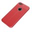 Чехол-накладка Litchi Grain для iPhone 8 Plus / iPhone 7 Plus (красный)