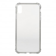 Силиконовый чехол с усиленными бортиками для iPhone XS Max (черный) Силиконовый чехол с усиленными бортиками для iPhone XS Max (черный)