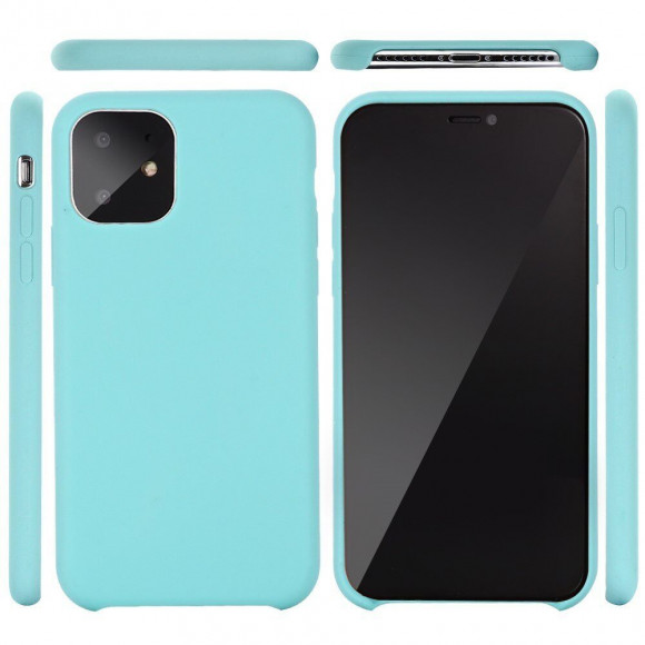 Силиконовый чехол Mobile Shell для iPhone 11 Pro Max (бирюзовый) Силиконовый чехол Mobile Shell для iPhone 11 Pro Max (бирюзовый)