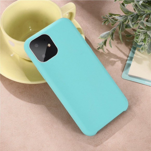 Силиконовый чехол Mobile Shell для iPhone 11 Pro Max (бирюзовый) Силиконовый чехол Mobile Shell для iPhone 11 Pro Max (бирюзовый)