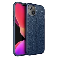 Чехол-накладка Litchi Grain для iPhone 13 mini (темно-синий) Чехол-накладка Litchi Grain для iPhone 13 mini (темно-синий)