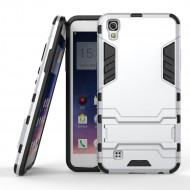 Чехол Duty Armor для LG X Power K220DS (серебряный) Чехол Duty Armor для LG X Power K220DS (серебряный)