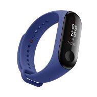 Ремешок для фитнес браслета Xiaomi Mi Band 3 / Mi Band 4 (темно-синий) Ремешок для фитнес браслета Xiaomi Mi Band 3 / Mi Band 4 (темно-синий)