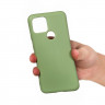 Силиконовый чехол Mobile Shell для Google Pixel 5 (зеленый)